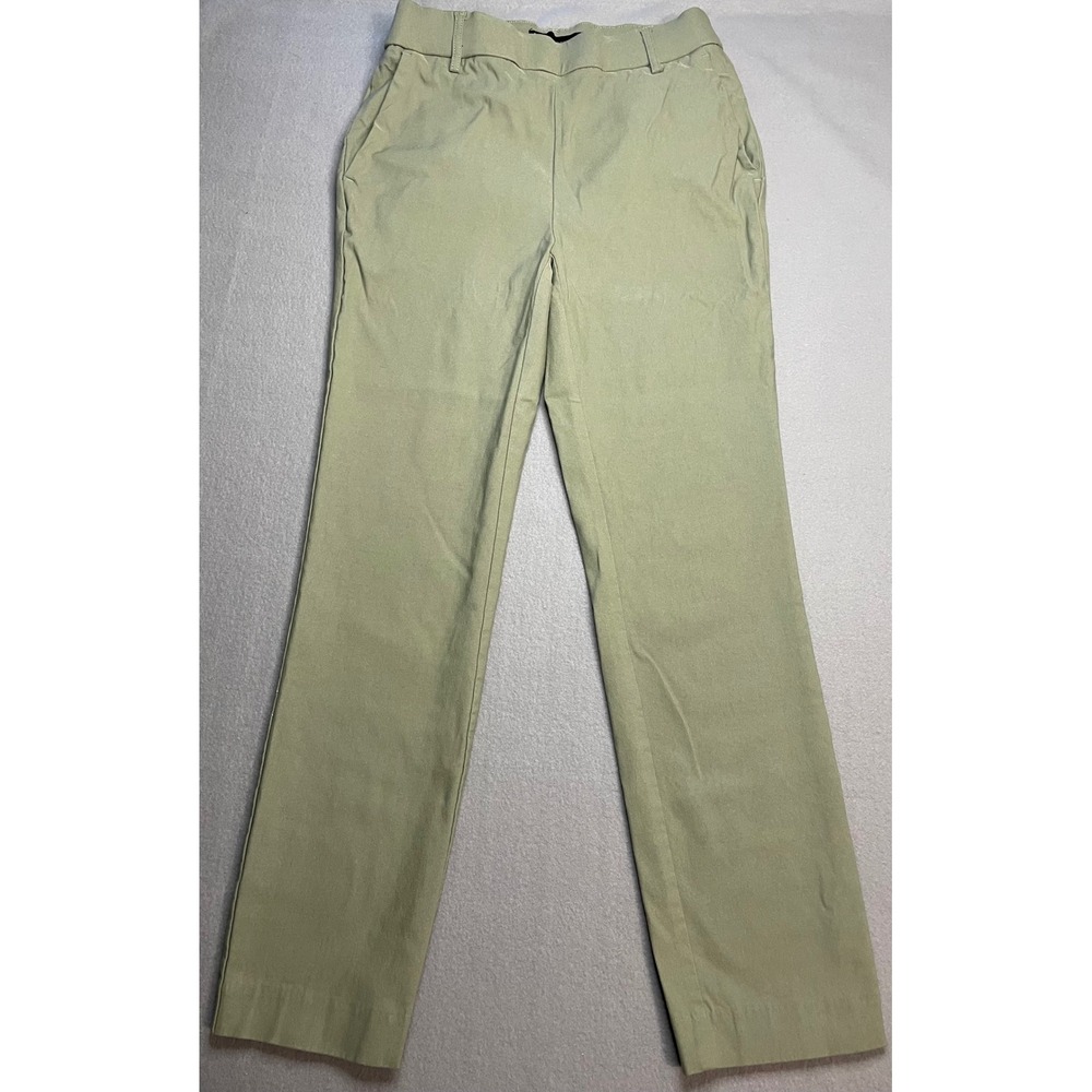Jules & Leopold Sage Green Slim Straight Leg Dress Pants Womens XS